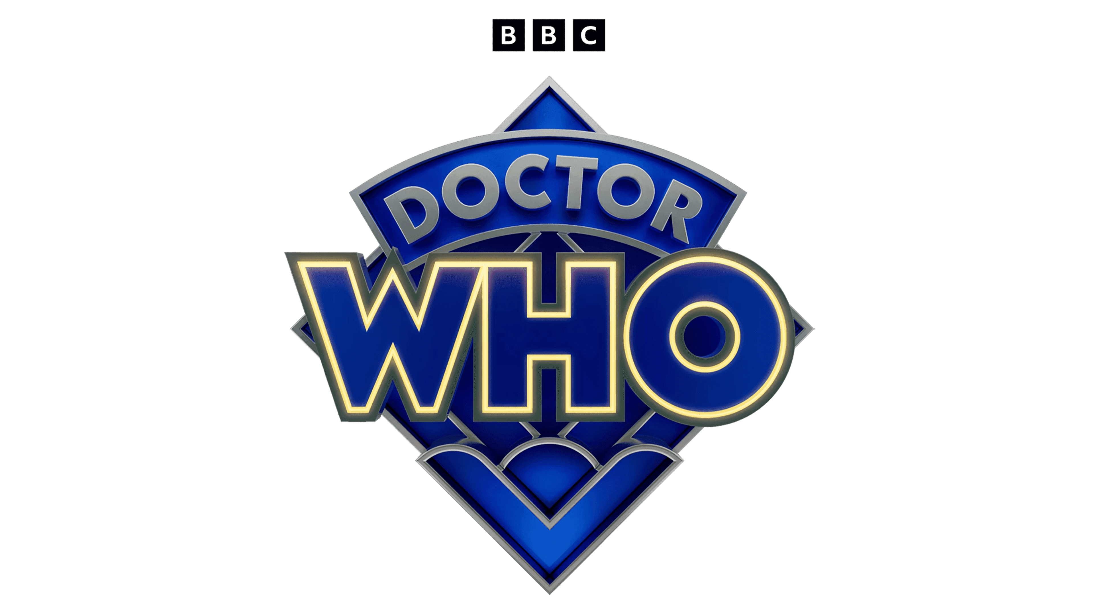A circle containing the Doctor Who BBC logo